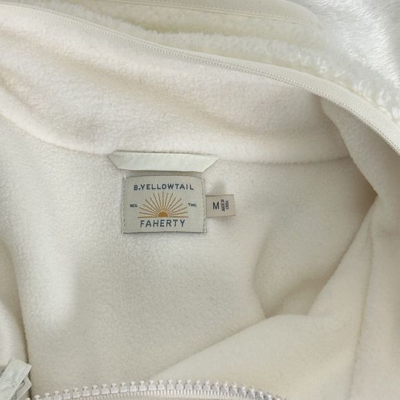 FAHERTY B.yellowtail High Pile Fleece Vest In Great Plains size M - Picture 16 of 16